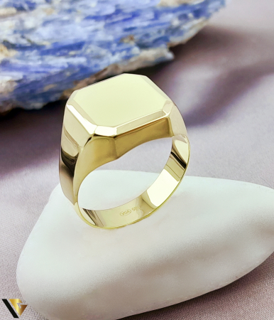 Inele din aur - Inel aur 14k, INEL BARBATESC, GHIUL Latime: 16 mm Diametru: 21 mm Masura: UE 25 / RO 65 (circumferinta) Marcaj /  titlu: "585" Locatie: Podu Iloaiei 0728083344