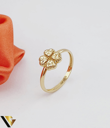 Inele - Inel Aur 14k, Trifoi