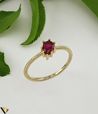 Inele din aur - Inel Aur 14k, Rubin