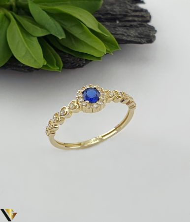 Inele din aur - Inel Aur 14k, Spinel