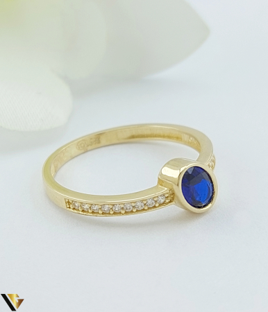 Inel Aur 14k, Cubic zirconia [1]