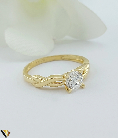 Inel Aur 14k, Cubic zirconia [1]