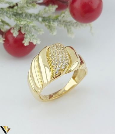 Inele din aur - Inel Aur 14k, Cubic zirconia