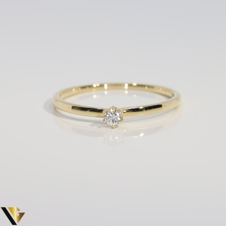 Inel Aur 14k, Diamant 0.07 ct [1]