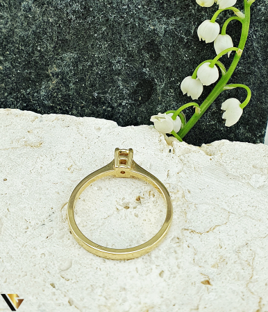 Inel Aur 14k, Diamant 0.09 ct [1]
