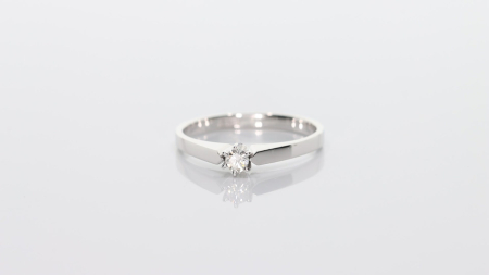 Inel Aur 14k, Diamant 0.10 ct [1]