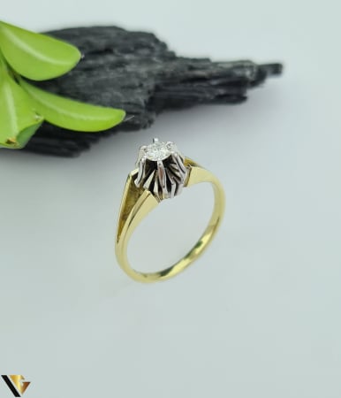 Bijuterii din aur - Inel Aur 14k, Diamant 0.15 ct