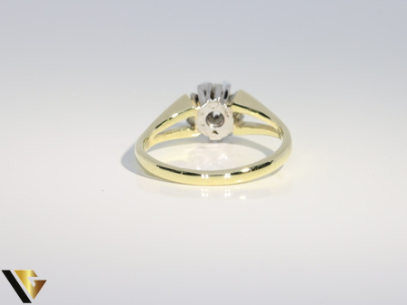 Inel Aur 14k, Diamant 0.15 ct [2]