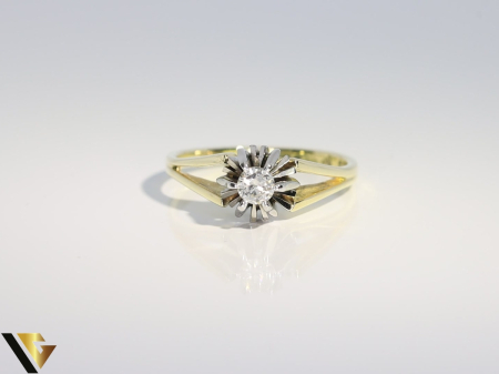 Inel Aur 14k, Diamant 0.15 ct [1]