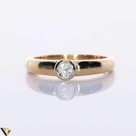 Inel Aur 14k, Diamant 0.15 ct [1]