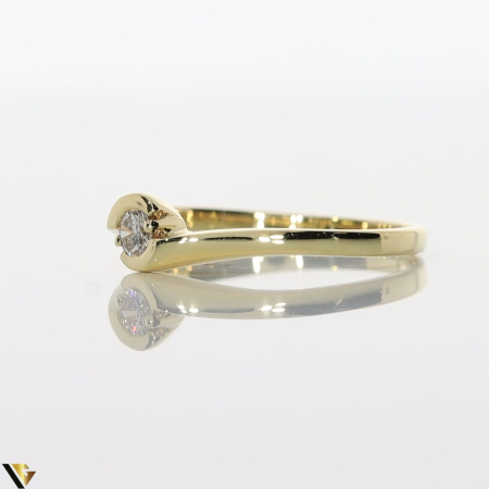 Inel Aur 14k, Diamant 0.15 ct [2]