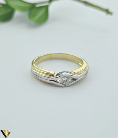 Inel Aur 14k, Diamant 0.17 ct [1]