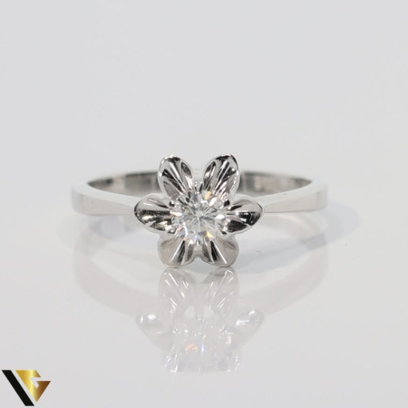 Inel Aur 14k, Diamant 0.22 ct [1]