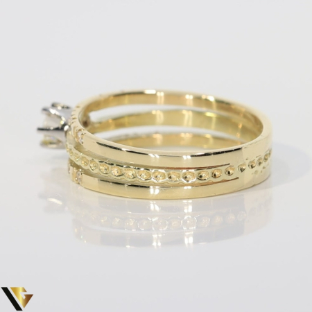 Inel Aur 14k, Diamant 0.34 ct [2]