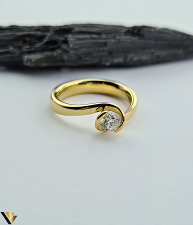 Inel Aur 14k, Diamant 0.40 ct [1]