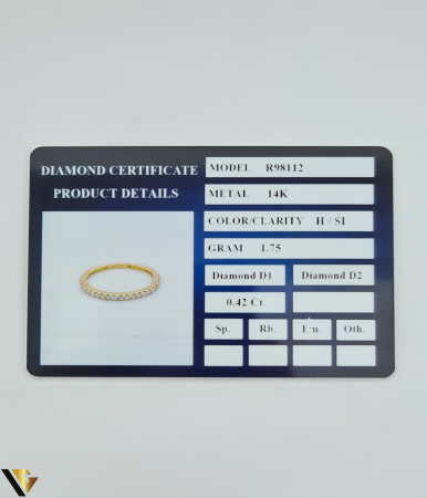 Inel Aur 14k, Diamant 0.42 ct [2]