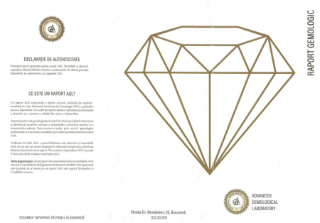 Inel Aur 14k, Diamant 0.52 ct [2]