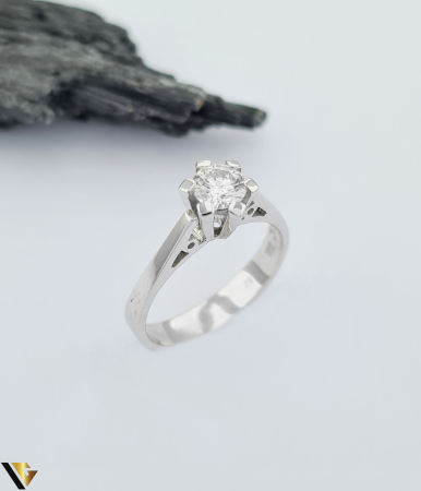 Inele cu diamante - Inel Aur 14k, Diamant 0.52 ct