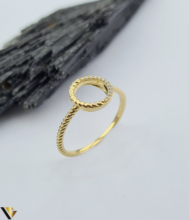 Inele cu diamante - Inel Aur 14k, Diamante 0.035 ct