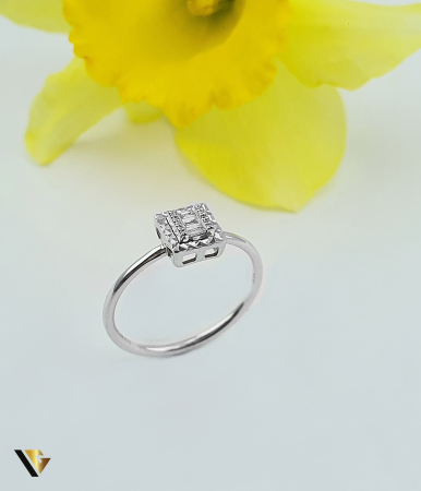 Inele cu diamante - Inel Aur 14k, Diamante 0.05 ct