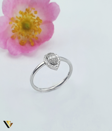 Inele cu diamante - Inel Aur 14k, Diamante 0.07 ct