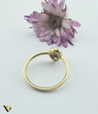 Inel Aur 14k, Diamante 0.07 ct [2]