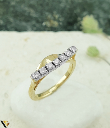 Inel Aur 14k, Diamante 0.28 ct [0]