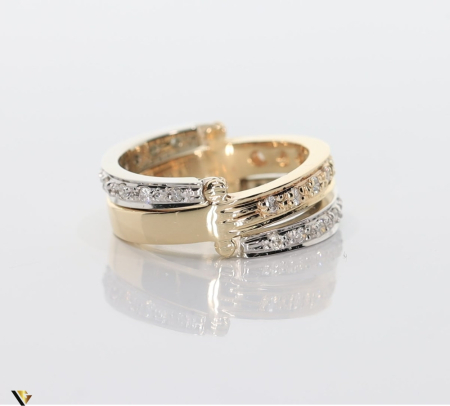 Inel Aur 14k, Diamante 0.47 ct [3]