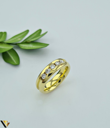 Inele cu diamante - Inel Aur 14k, Diamante 0.50 ct verigheta