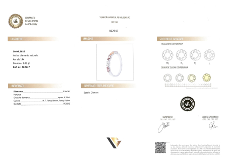 Inel Aur 14k, Diamante 0.78 ct [4]