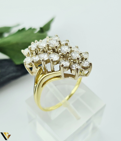 Inele - Inel Aur 14k, Diamante 2.18 ct