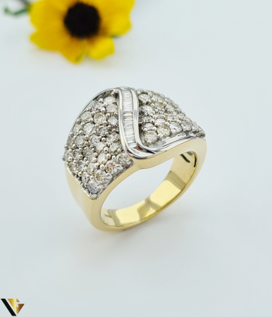 Inele cu diamante - Inel Aur 14k, Diamante 3.18 ct