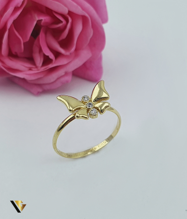 Inele - Inel Aur 14k, Fluture