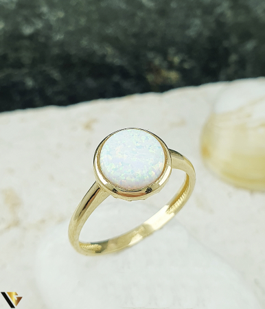 Bijuterii din aur - Inel Aur 14k, Opal, 2.02 grame