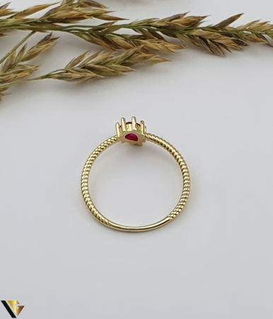 Inel Aur 14k, Rubin [1]