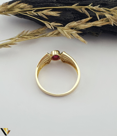 Inel Aur 14k, Rubin [1]