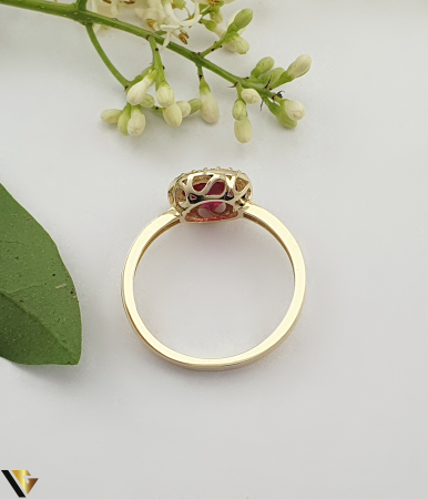 Inel Aur 14k, Rubin [1]