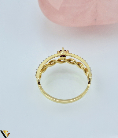 Inel Aur 14k, Zirconiu [1]