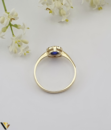 Inel Aur 14k, Spinel [1]
