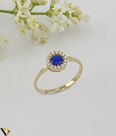 Inele - Inel Aur 14k, Spinel