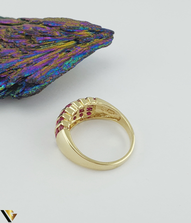 Inel Aur 14k, Spinel [1]