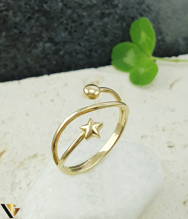 Inele - Inel Aur 14k, Stea