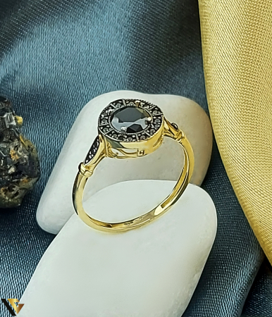 Inele - Inel Aur 14k, Ziconiu