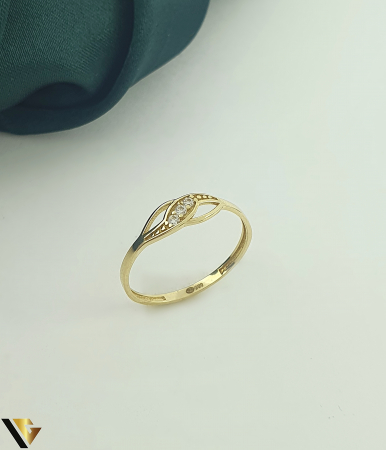 Bijuterii din aur - Inel Aur 14K, Zirconiu