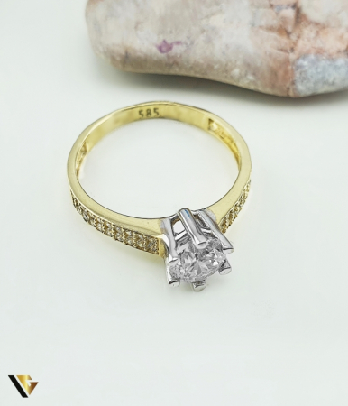 Inel Aur 14k, Zirconiu [1]