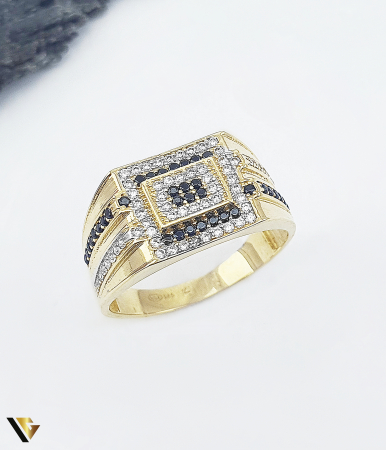 Inele - Inel Aur 14k, Zirconiu