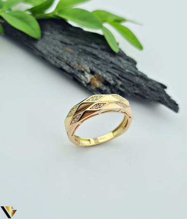 Bijuterii din aur - Inel Aur 14k, Zirconiu