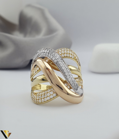 Inel Aur 14K, Zirconiu [2]