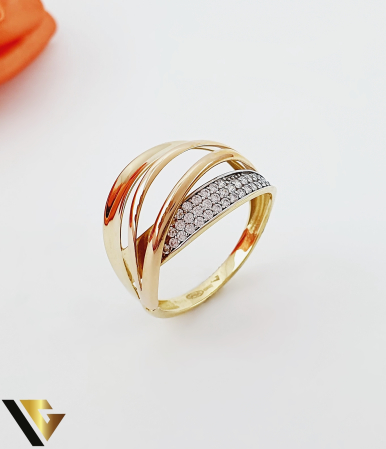 Bijuterii din aur - Inel Aur 14k, Zirconiu