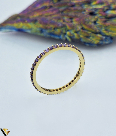 Inele din aur - Inel Aur 14k, Zirconiu